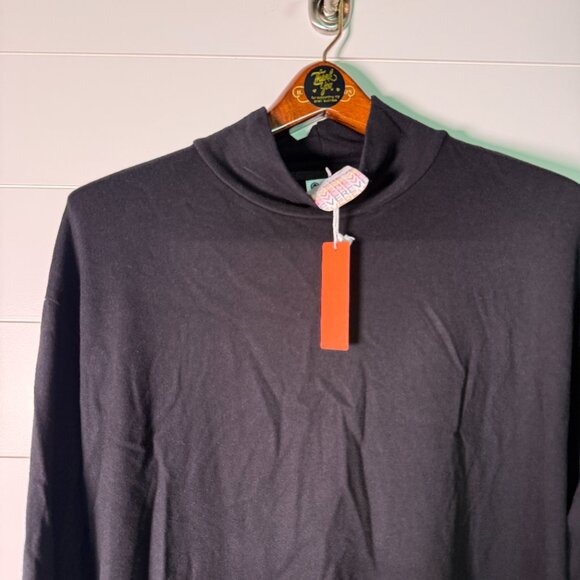 Evereve Sundry Funnel Neck Pullover Black Size 2 NWT - Picture 6 of 7